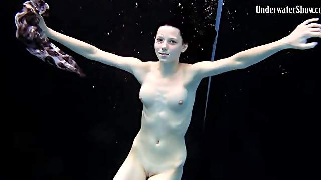 Teens swim and strip nude in underwater video