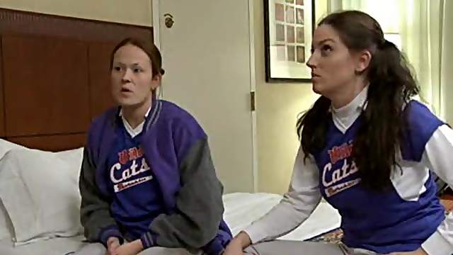 Softball playing babes have lesbian sex
