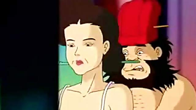Beautiful cartoon girl fucked in her perfect pussy